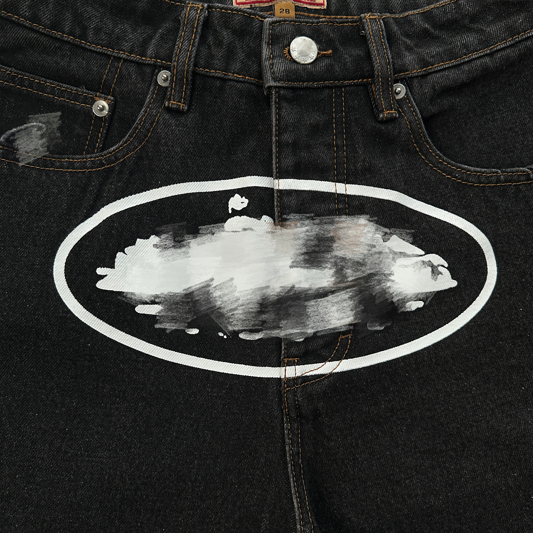 Other 215¥ CR Island Baggy Shorts-Black - Image 5