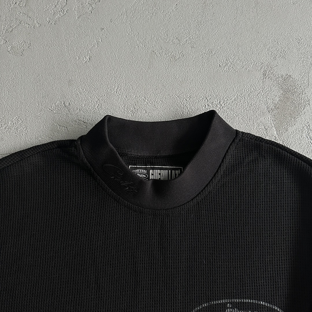 Other 59¥ALCATRAZ WAFFLE LONGSLEVE-Black - Image 7