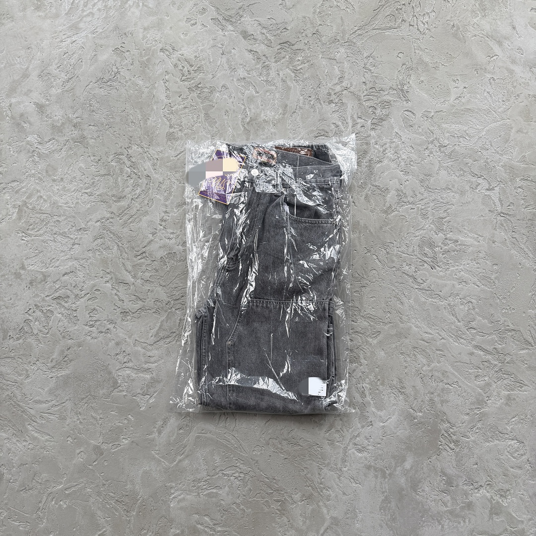 Other 109¥EMBOSSED C-STAR DENIM WORK PANT-Grey - Image 16