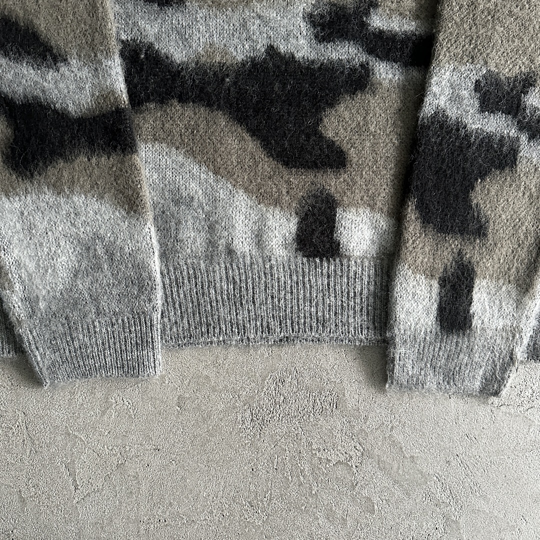 Other 79¥ Mohair Kmit Sweater Deep Ocean (Camo) - Image 8