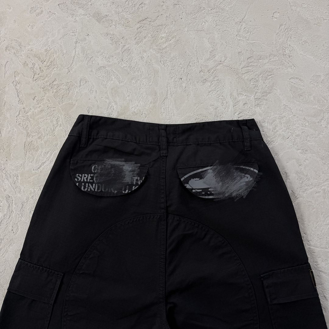 Other 215¥ Guerillaz Cargo Short -Black - Image 7
