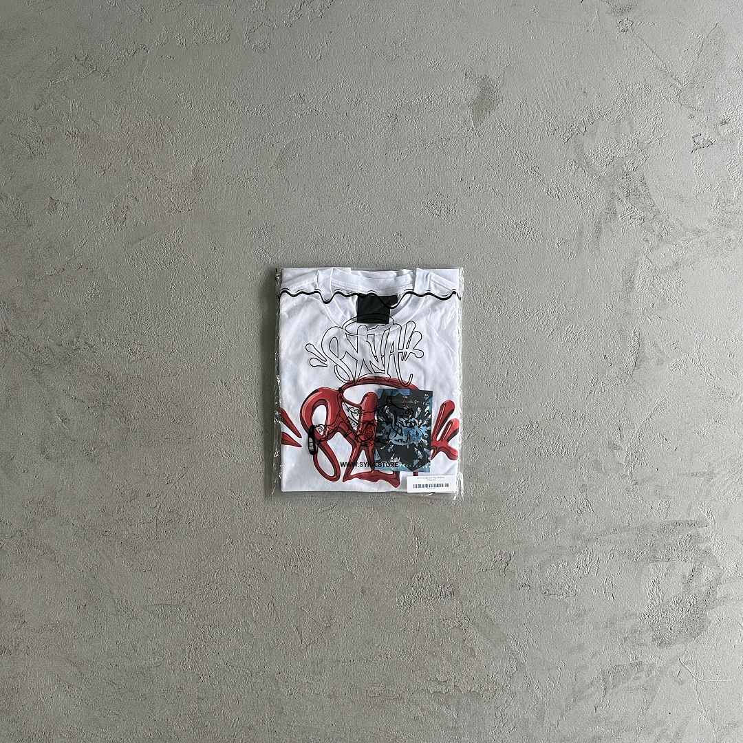Other 39¥ Chrome Tee-White (Red) - Image 8