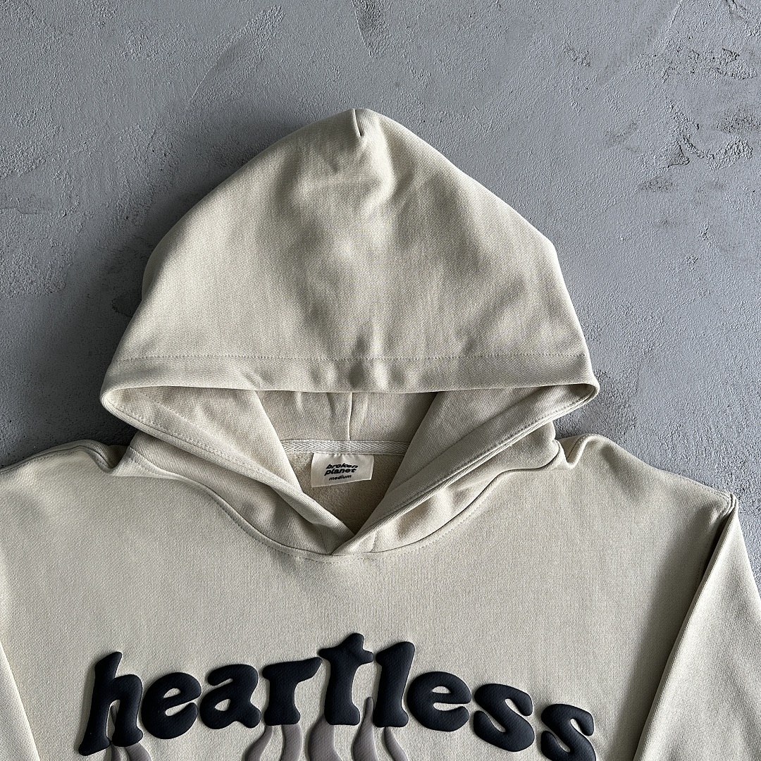 Other 80¥ Heartless Love Hoodie-Bone (White) - Image 12