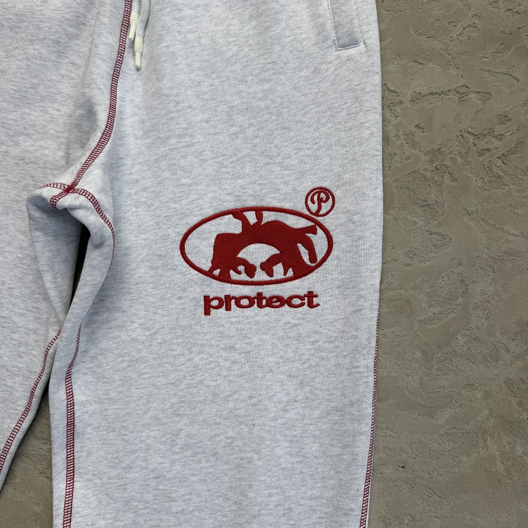 Other 208¥ PRO BRUDDA ZIP-UP HOODIE-GREY/RED - Image 27
