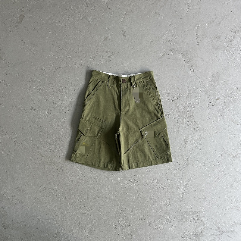 59¥Slant Pocket Green Shorts, photo 1