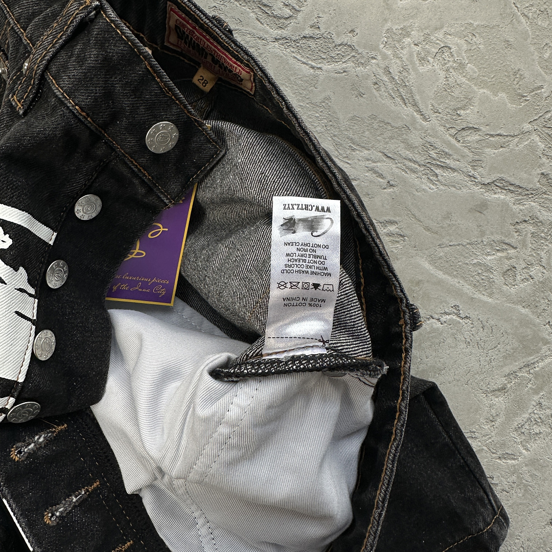 Other 215¥ CR Island Baggy Shorts-Black - Image 9