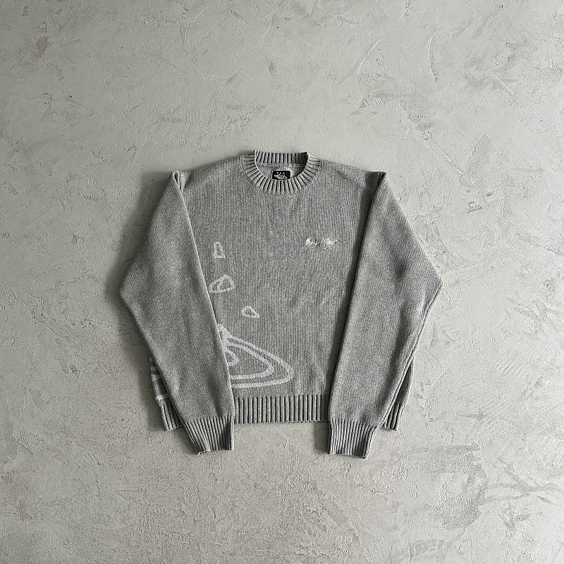 89¥ BPM Knit Sweater -Gray, photo 1