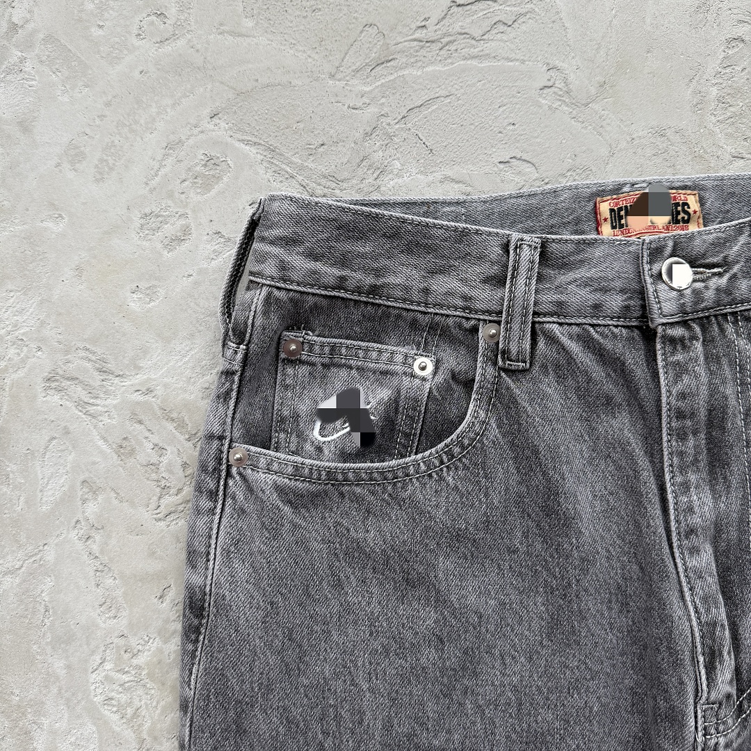 Other 109¥EMBOSSED C-STAR DENIM WORK PANT-Grey - Image 17