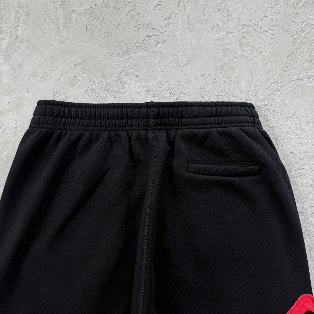 Other 185¥LUNDUN STITCH OPEN HEM SWEATPANT-Black And (Red) - Image 18