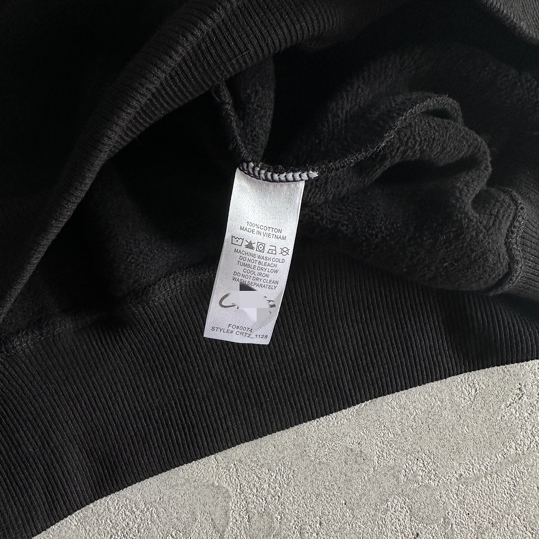Other 75¥ Black/Pink Alcatraz Logo Hoodie - Image 6