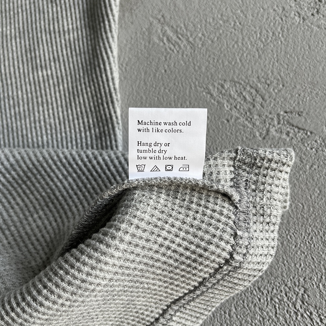 Other 59¥ Eagle Print Waffle Long-Sleeve-Light (Gray) - Image 10