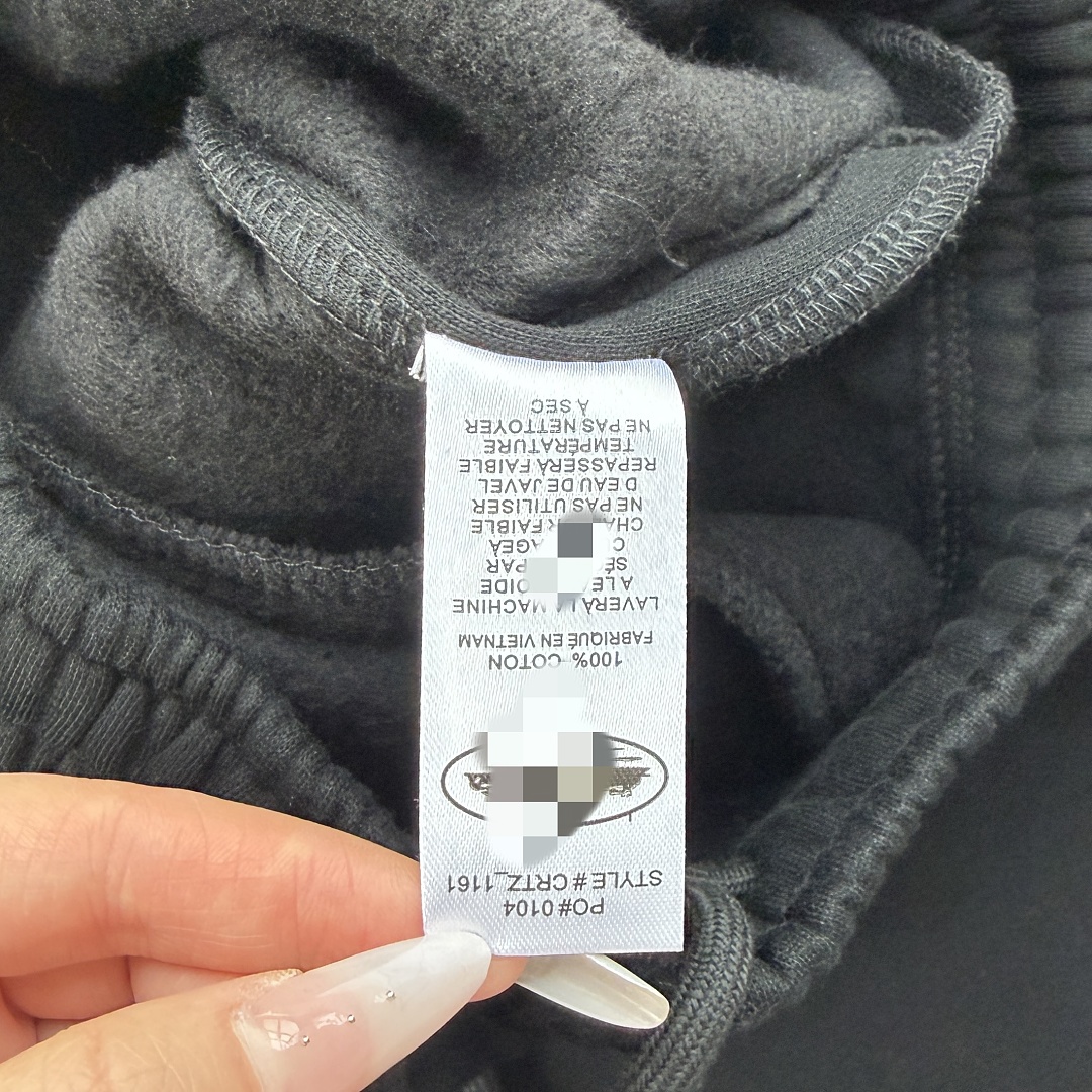 Other 185¥LUNDUN STITCH OPEN HEM SWEATPANT -Triple (Black) - Image 7