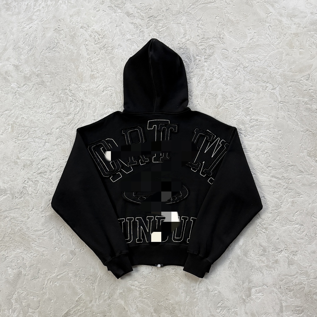 Other 245¥Lundun Stitch Zip Hoodie -Triple (Black)