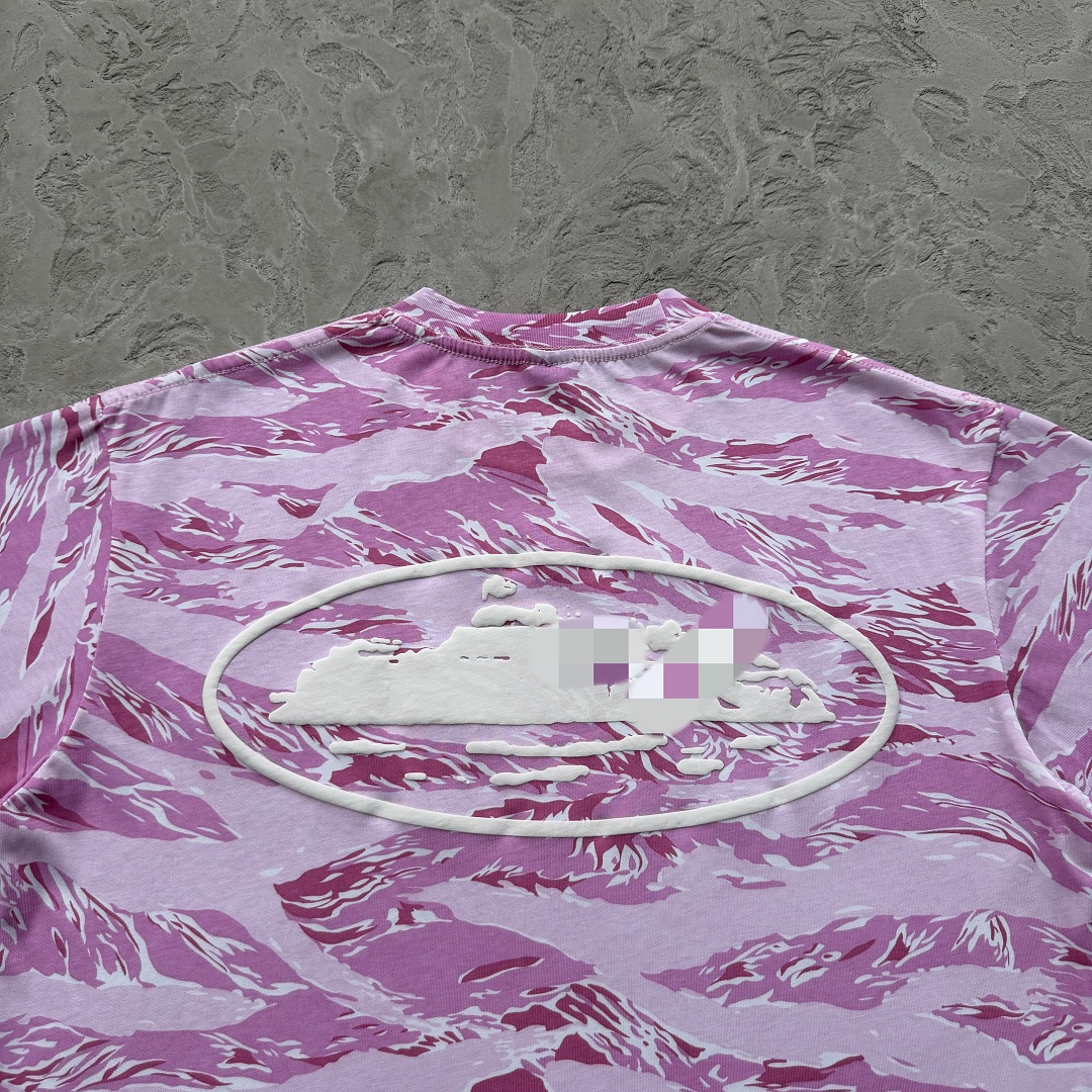 Other 35¥RTW Island Puff Print T-Shirt (Pink Tiger Camo) - Image 8