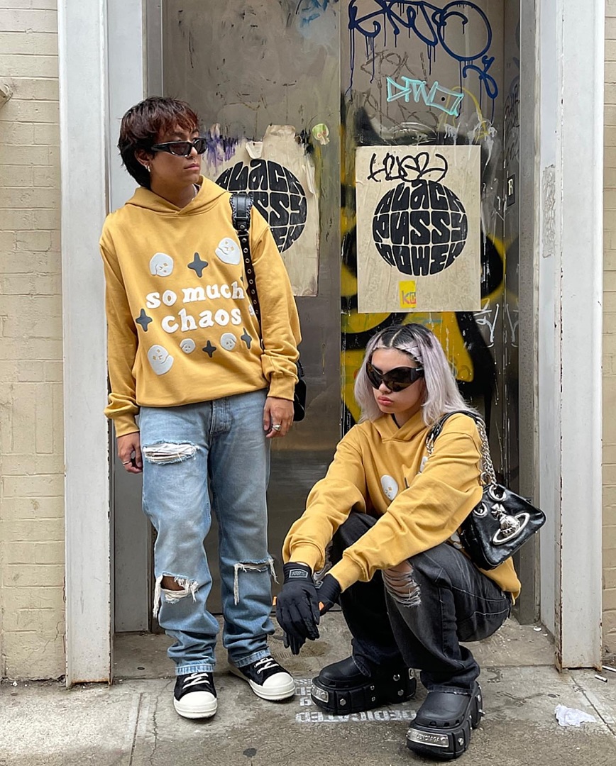 Other 60¥ Planet Tai Chi Skull Sweatshirt - Image 23