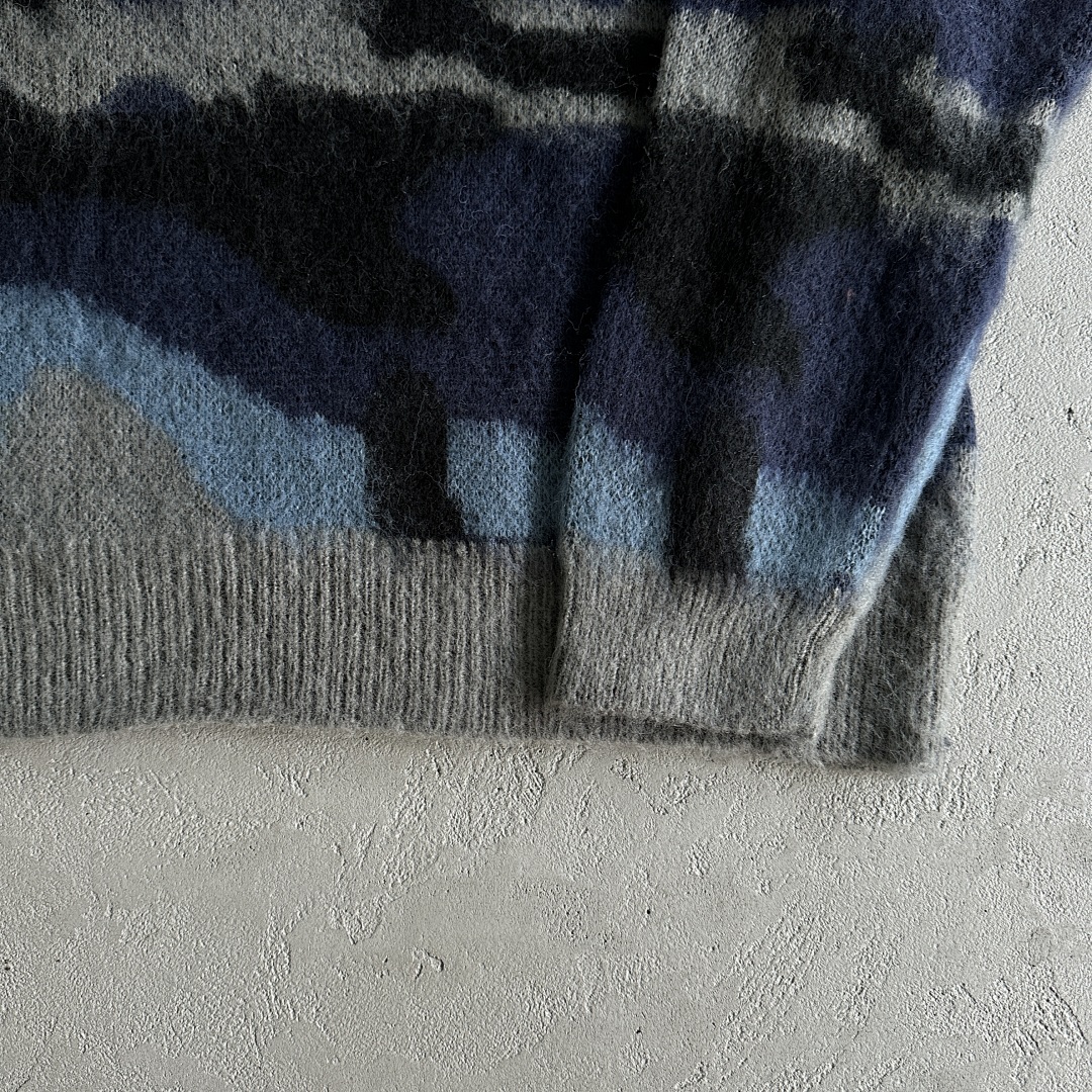 Other 79¥ Mohair Kmit Sweater Deep Ocean (Camo) - Image 6