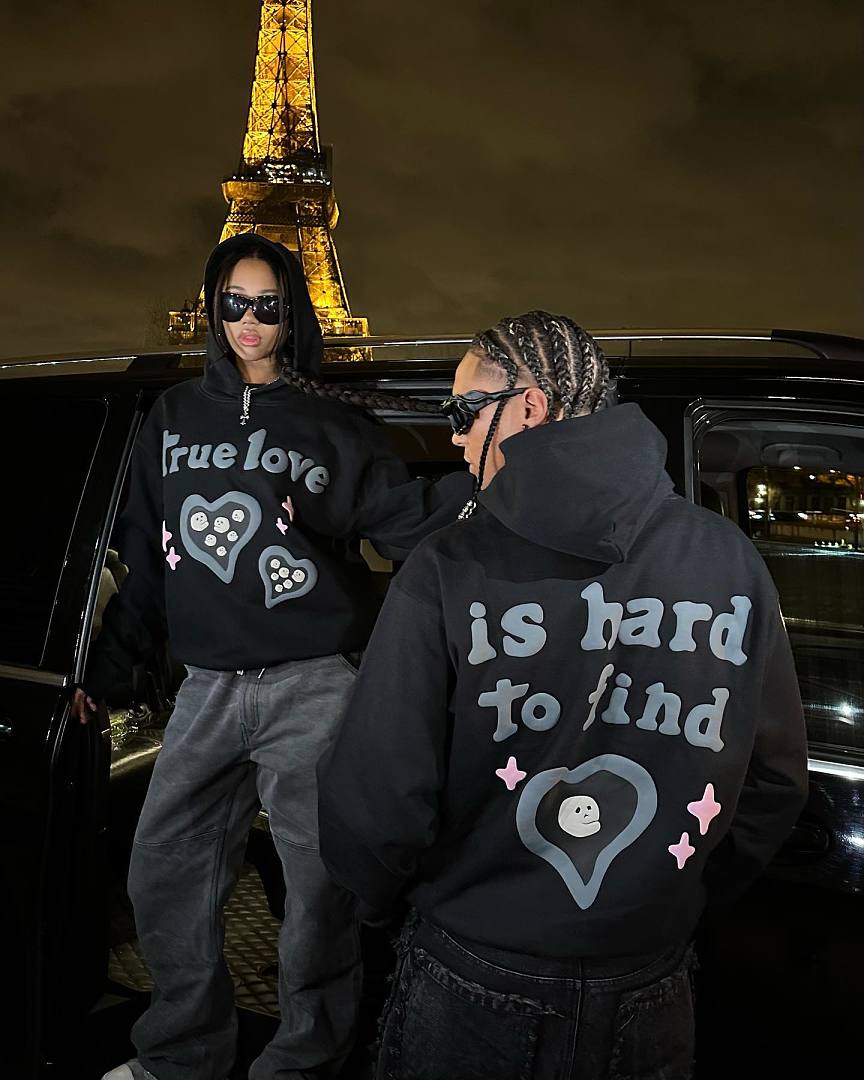 Other 60¥ True Love Hoodie-Midnght (Black) - Image 25