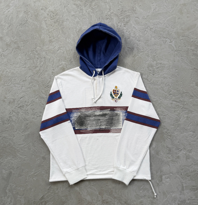 49¥WINGER HOODED RUGBY -OFF, photo 1