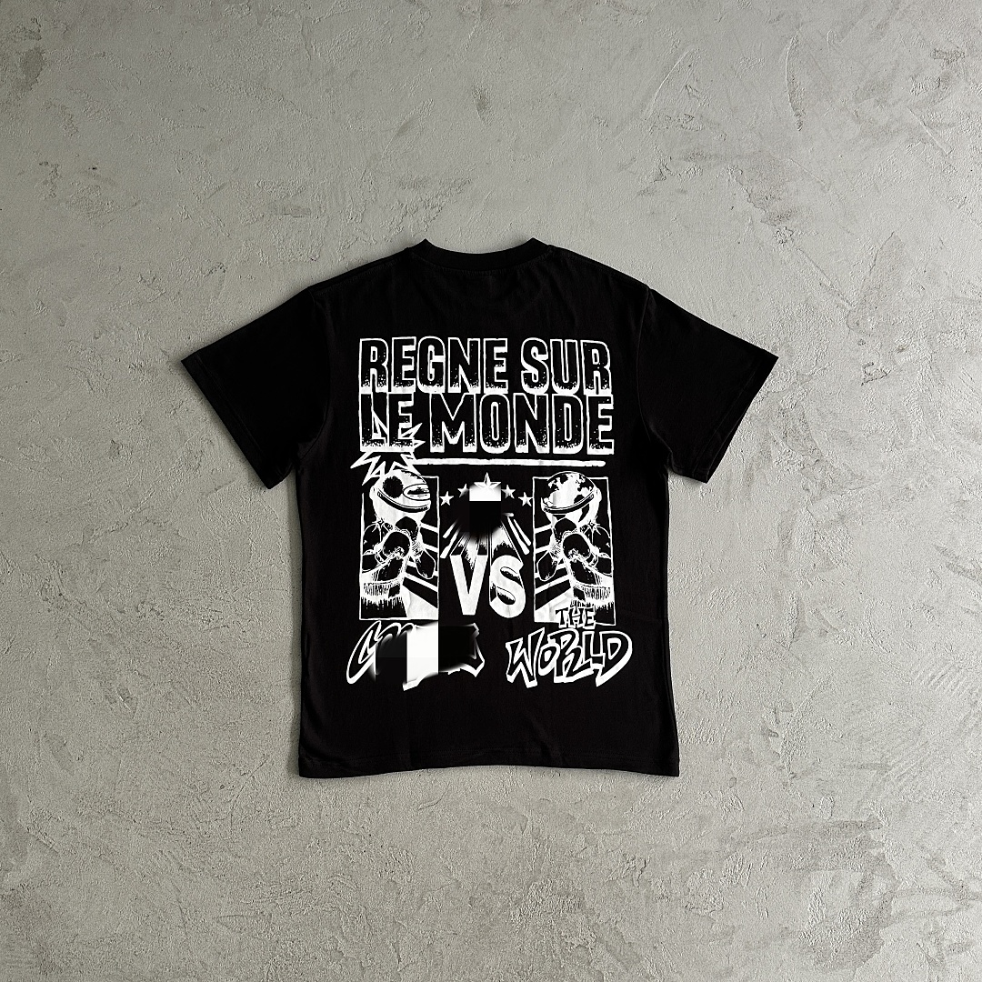 Other 35¥Regne Surle Monde Tee-Black
