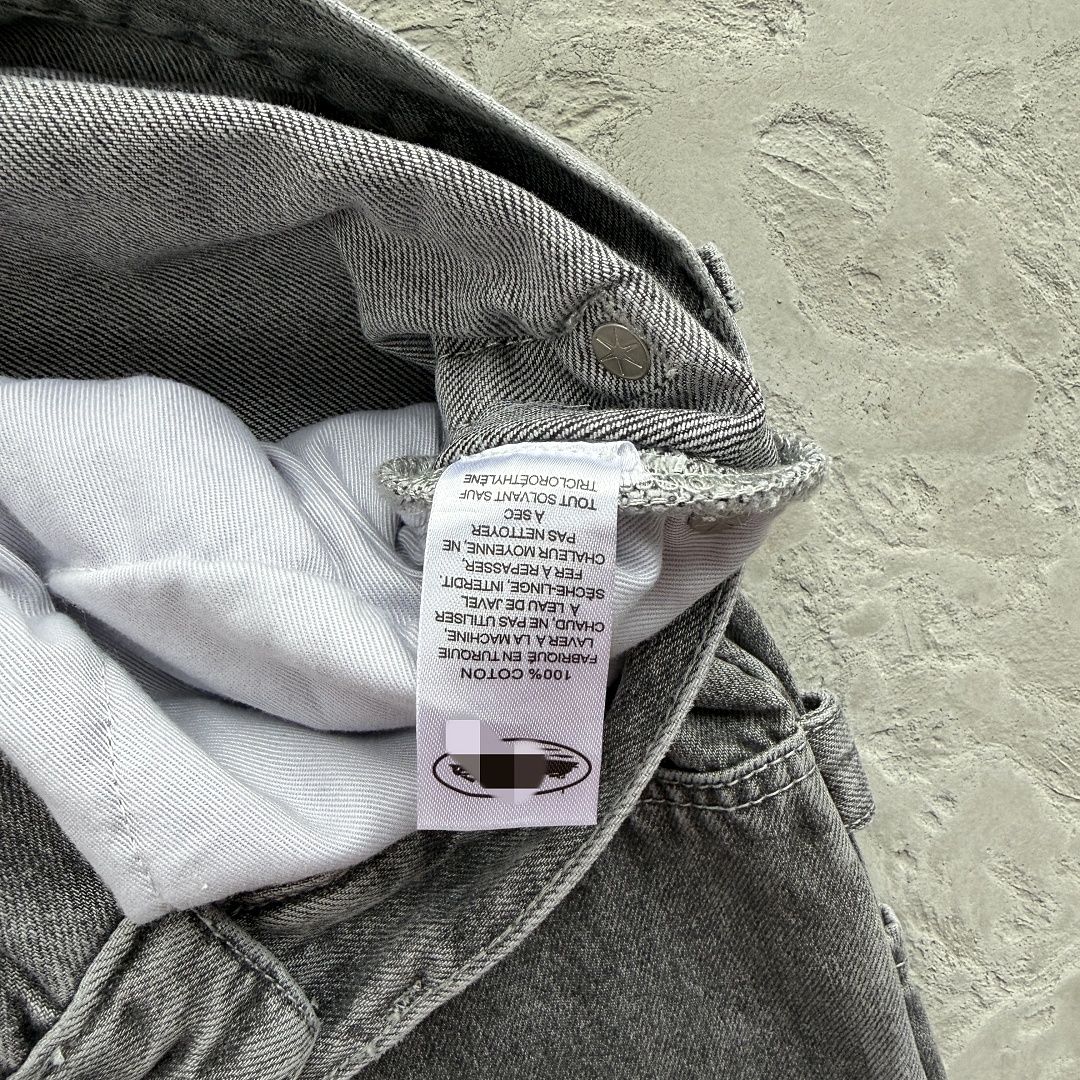 Other 109¥EMBOSSED C-STAR DENIM WORK PANT-Grey - Image 8