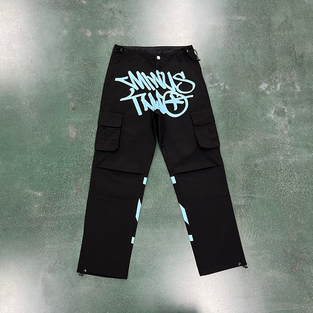45¥ Black Graff Cargos (Baby Blue Logo), photo 1
