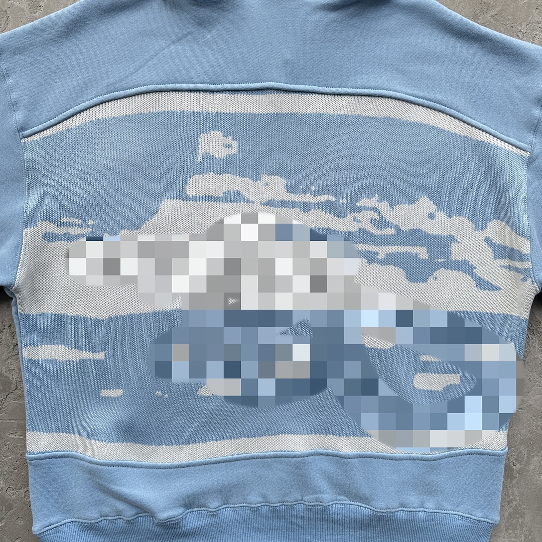 Other 79¥ Hybrid Jacquard Knit Alcatraz Zip Hoodie - Image 27