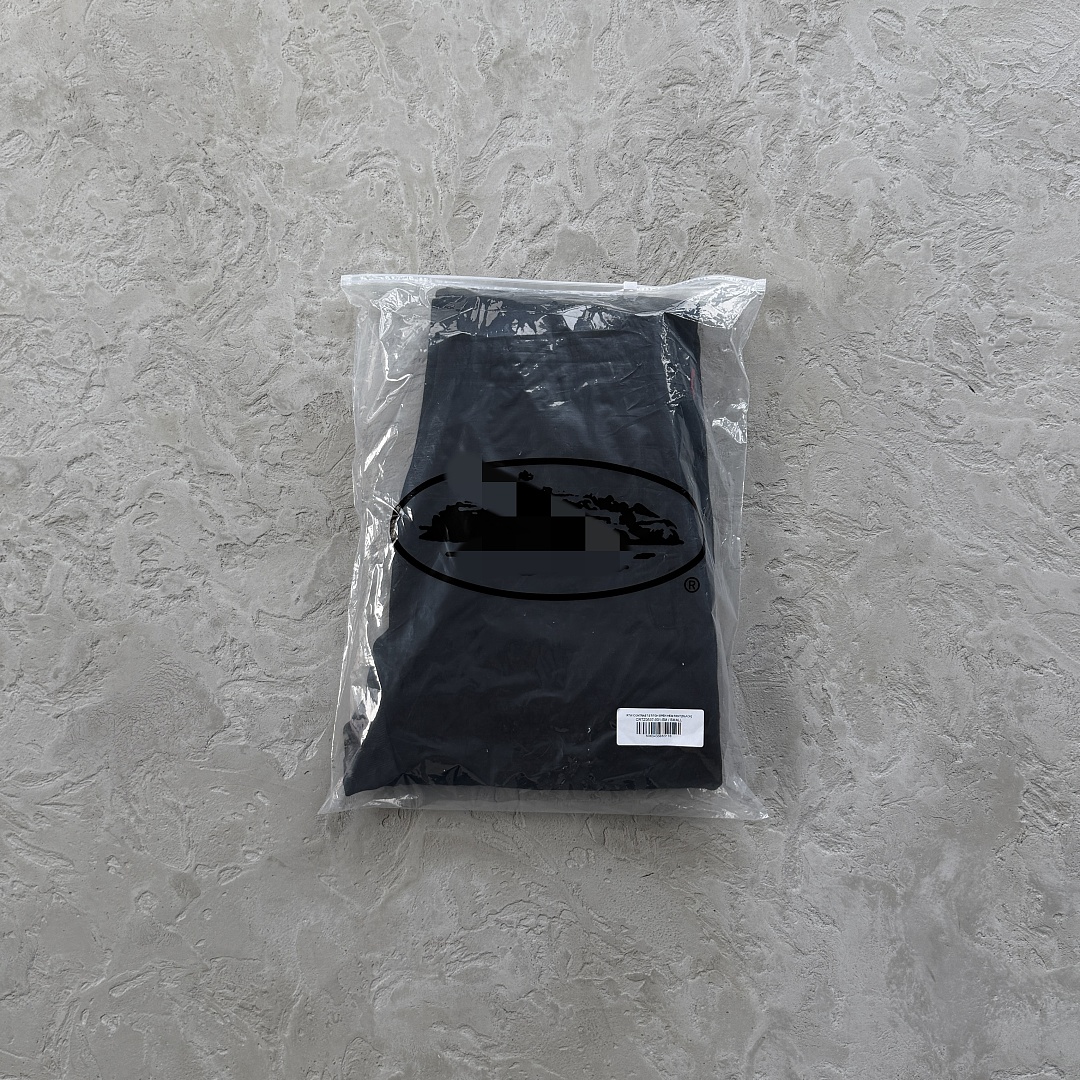 Other 185¥LUNDUN STITCH OPEN HEM SWEATPANT-Black And (Red) - Image 4