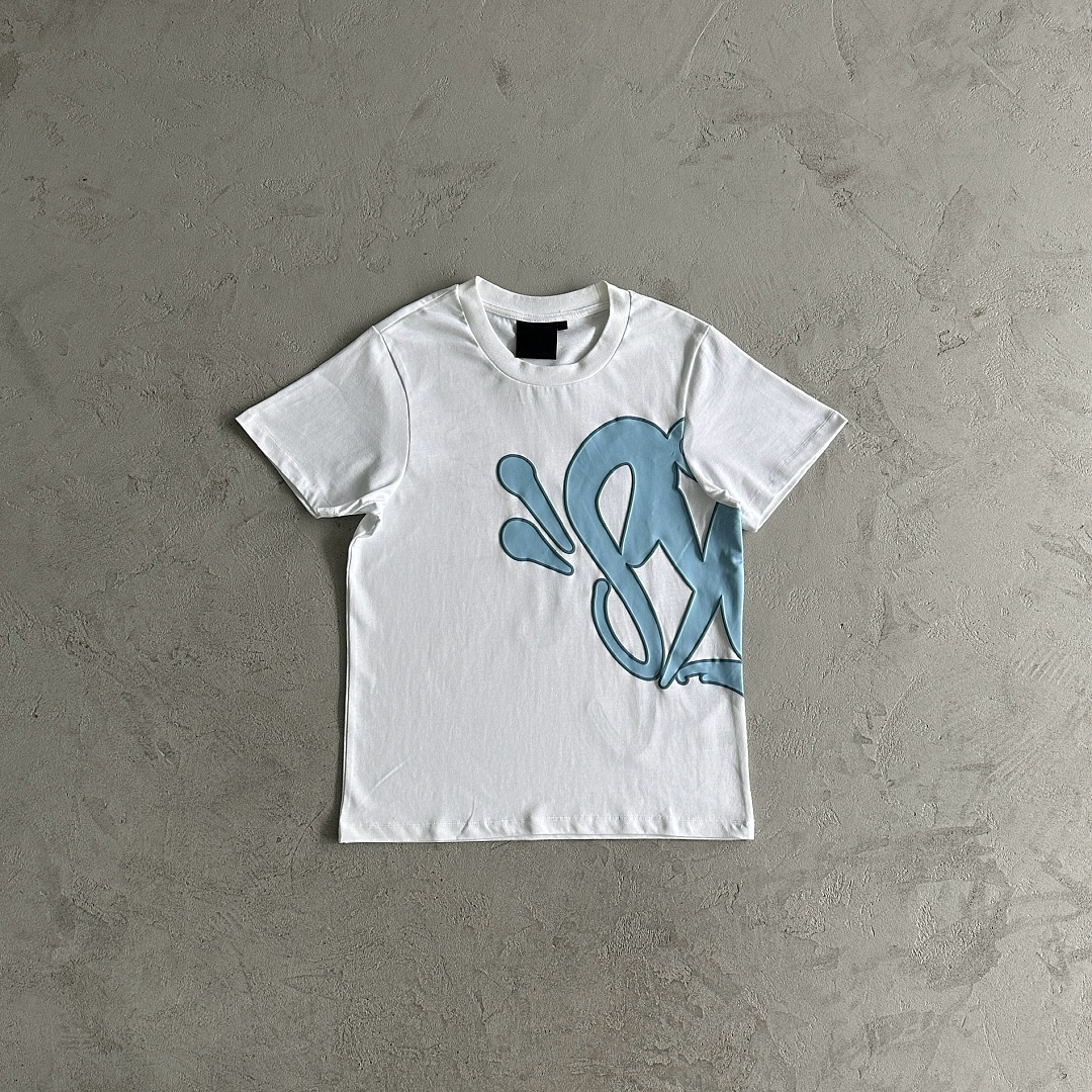 Other 109¥ Syna Men's White And Blue T-Shirt Set - Image 13