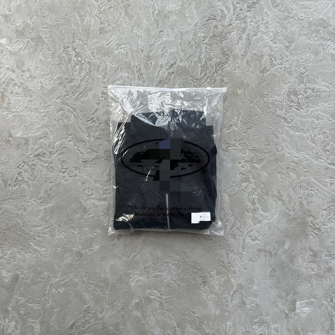 Other 79¥ Hybrid Jacquard Knit Alcatraz Zip Hoodie-Black - Image 5