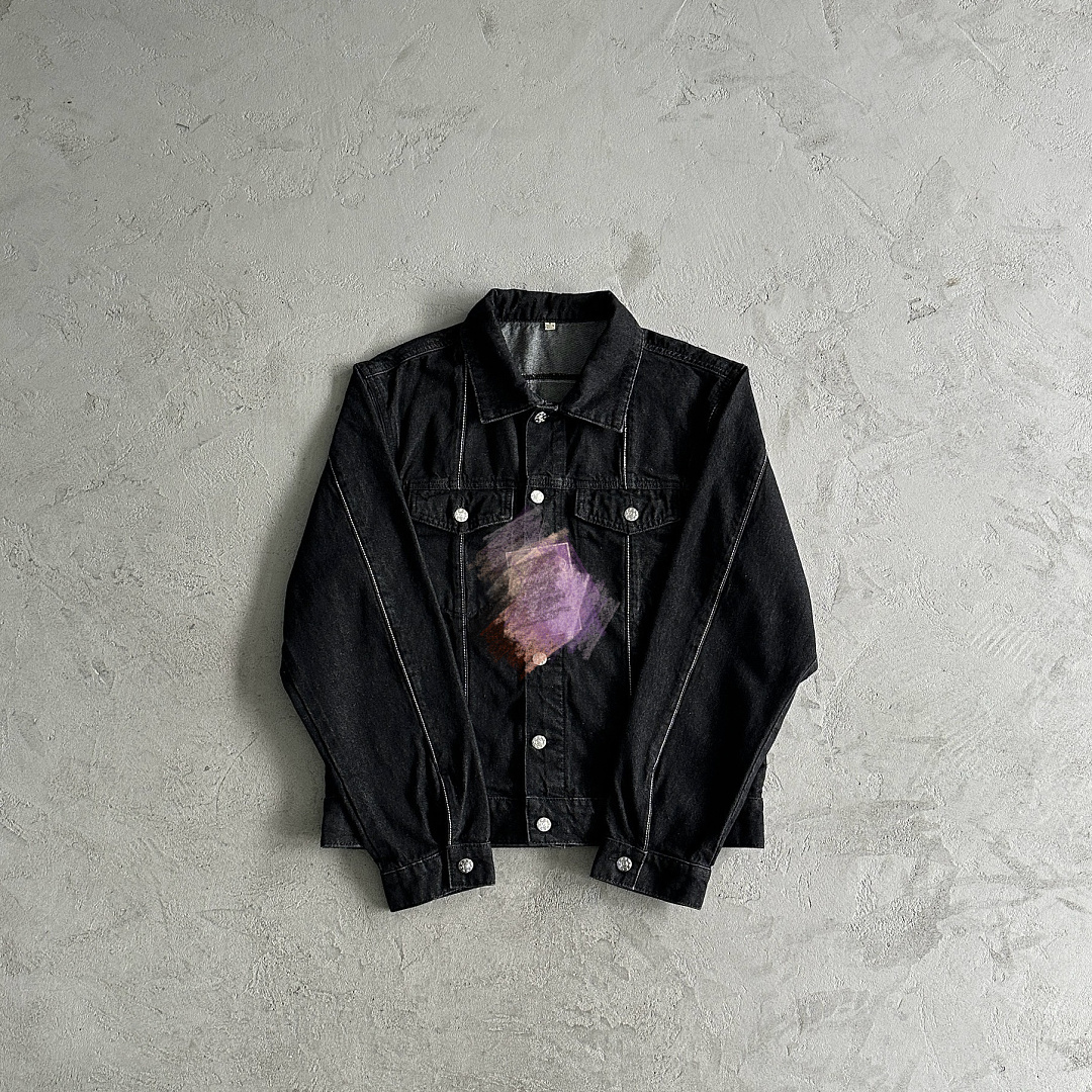 Other 125¥C-Star Denim Jacket-Black - Image 5