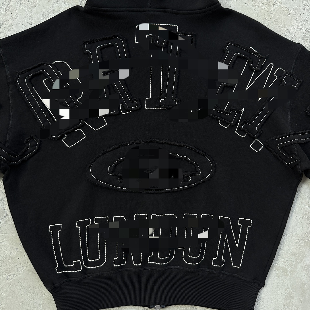 Other 245¥Lundun Stitch Zip Hoodie -Triple (Black) - Image 6