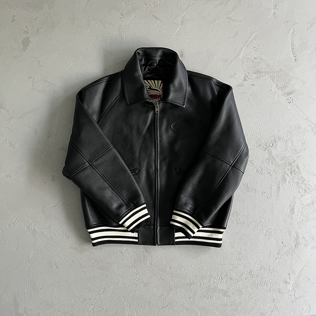 989¥ 100% Leather Jacket, photo 1