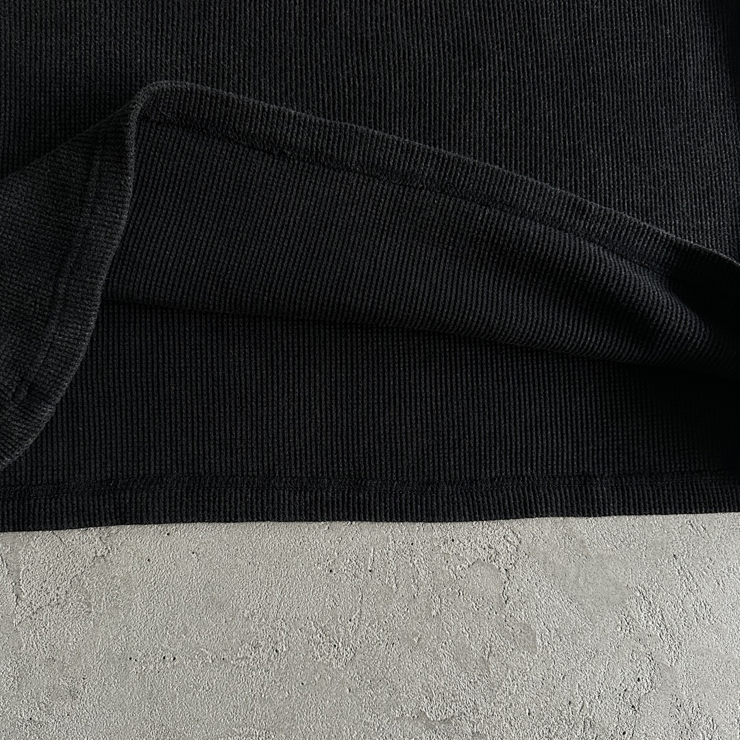 Other 59¥ Eagle Print Waffle Long-Sleeve-Black - Image 12
