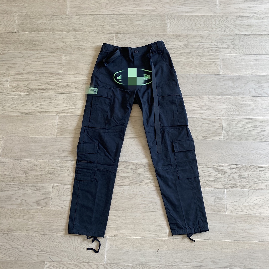 Other 69¥ Corteiz Black Green Logo Cargo