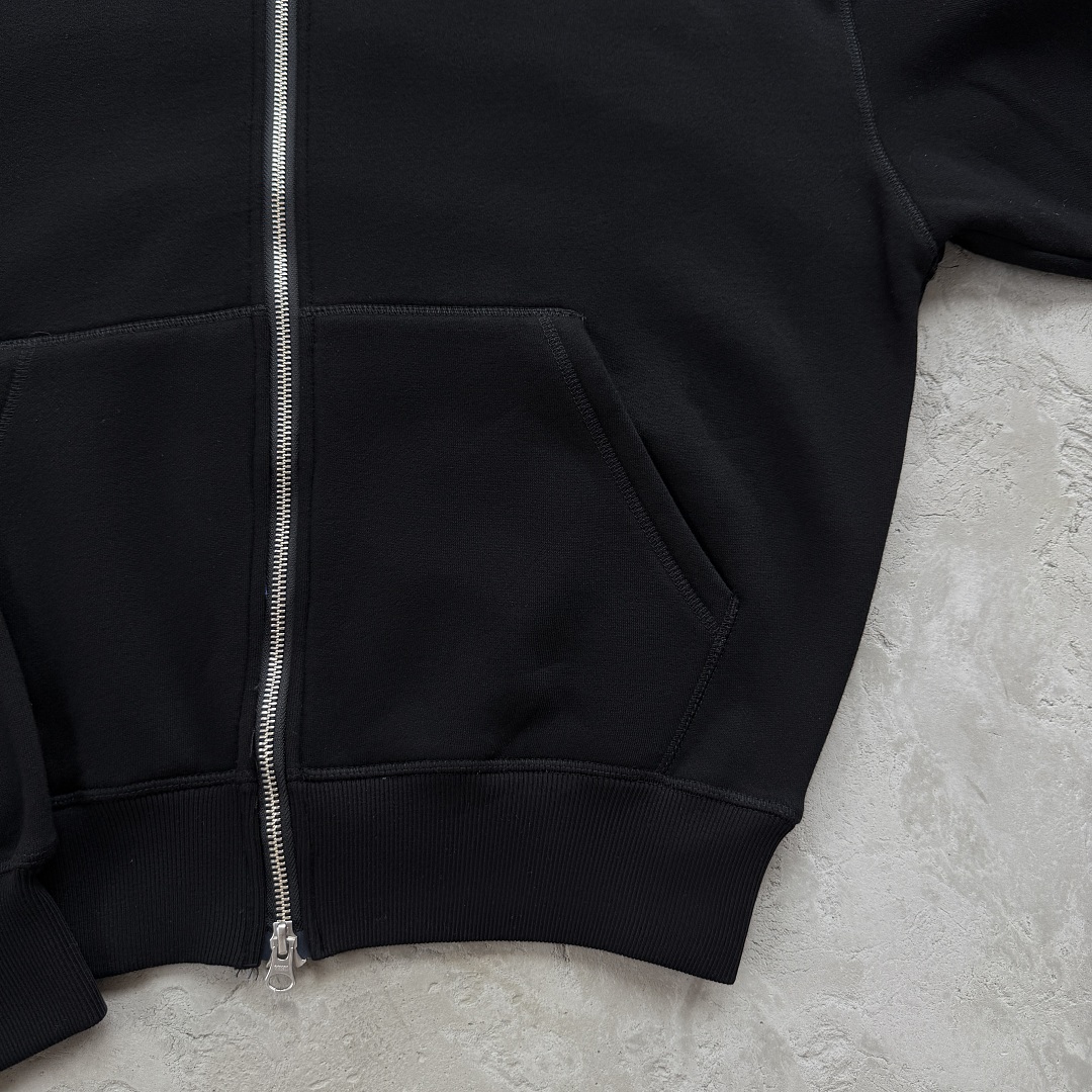 Other 245¥Lundun Stitch Zip Hoodie -Black And (Red) - Image 14