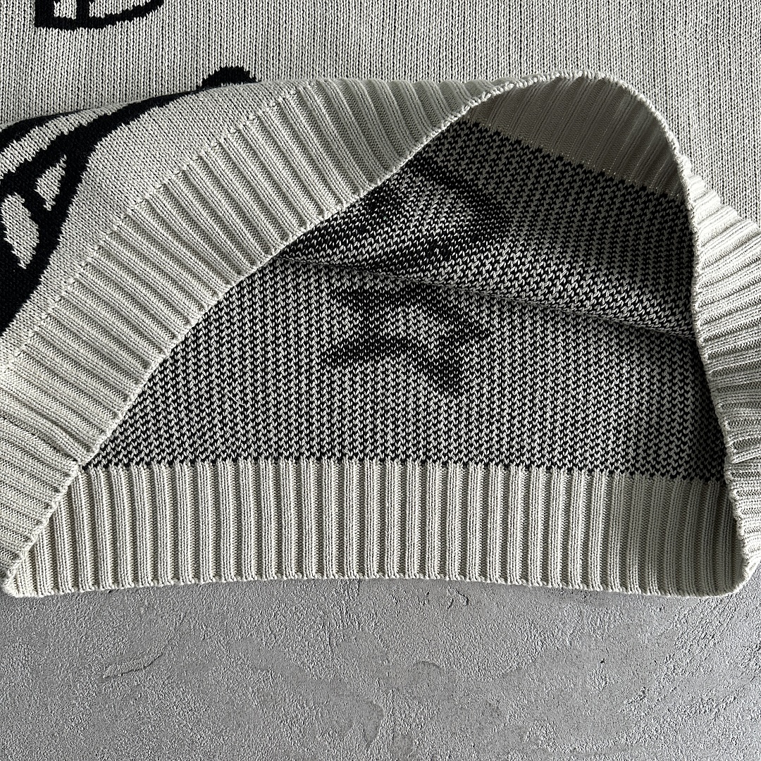 Other 89¥ BPM Knit Sweater-Bone (White) - Image 13