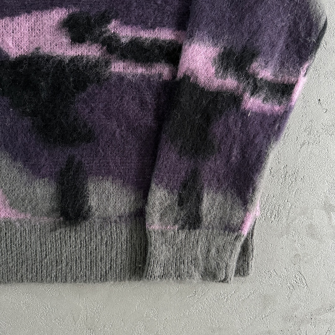 Other 79¥ Mohair Purple Camo Knitted Jumper - Image 10