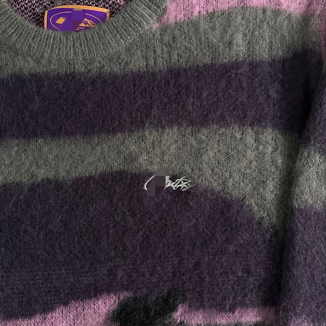 Other 79¥ Mohair Purple Camo Knitted Jumper - Image 5