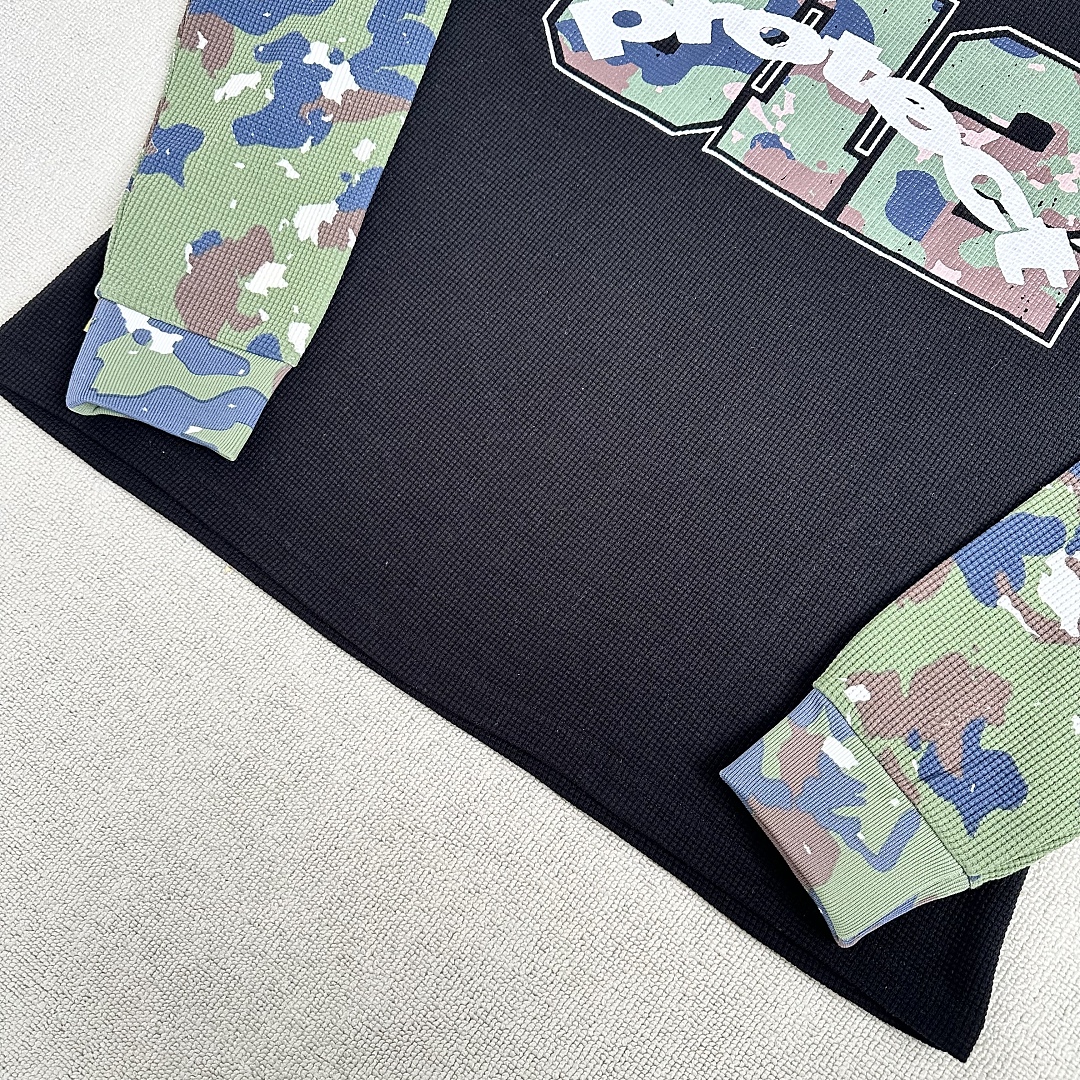 Other ¥145 (Pro…Waffle Crewneck Long- Sleeve Shirt ｜Black Camo/White (White Camo) - Image 15