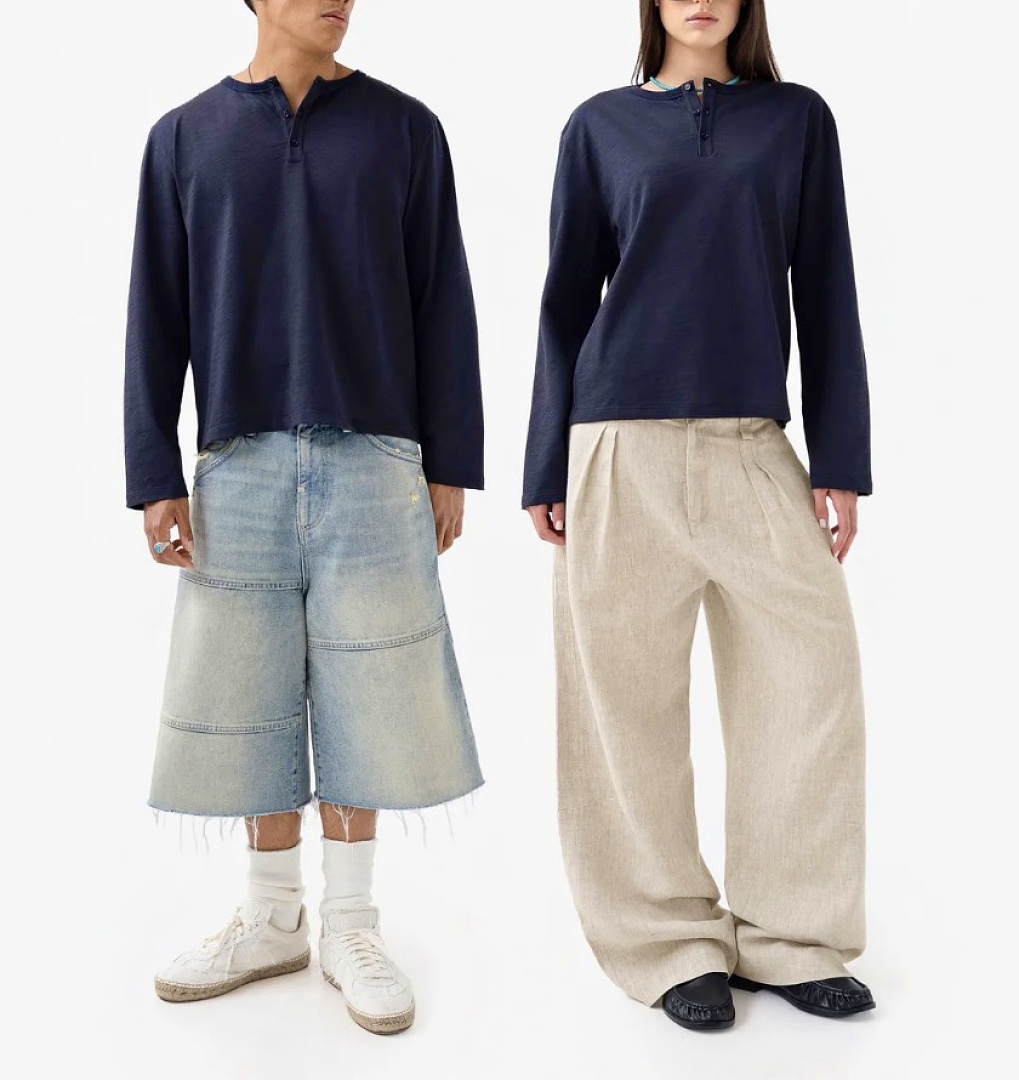 Other ¥105 (Reav.. Serafino Long Sleeve｜Navy Blue) - Image 3