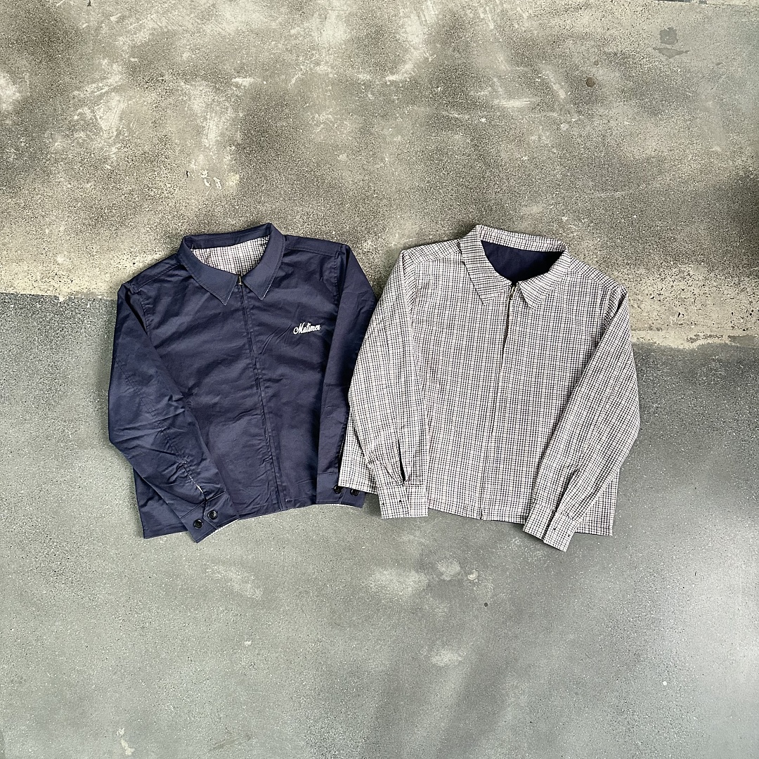 Other ¥239 (Mutim..Reversable Harrington Jacket｜Blue) - Image 4
