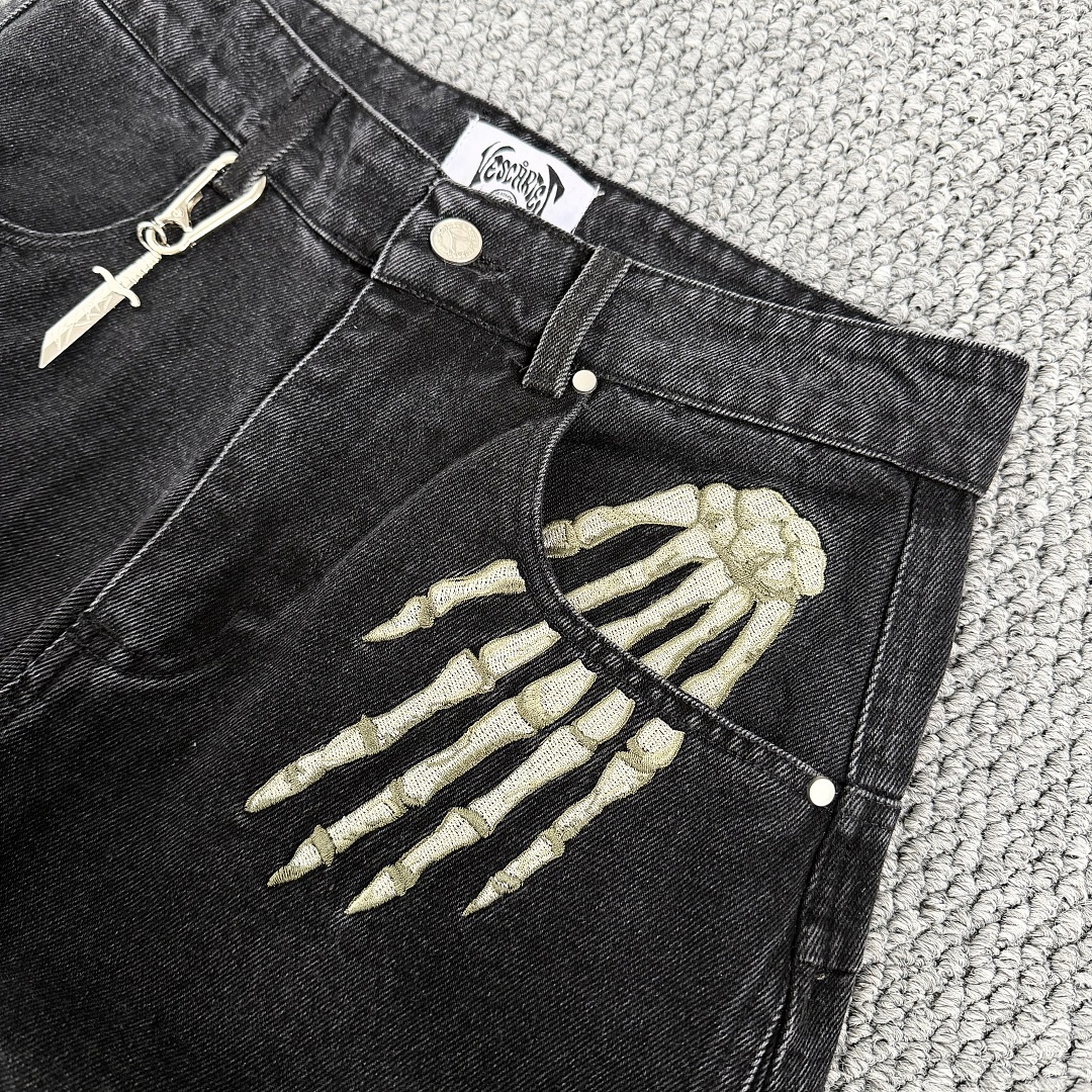 Other 209¥ (Vesc…Smoking Kills Denim Jeans｜Black) - Image 13