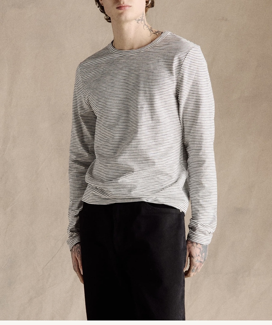 Other ¥85 (Anovai* Breton Striped Shirt｜Black) - Image 16