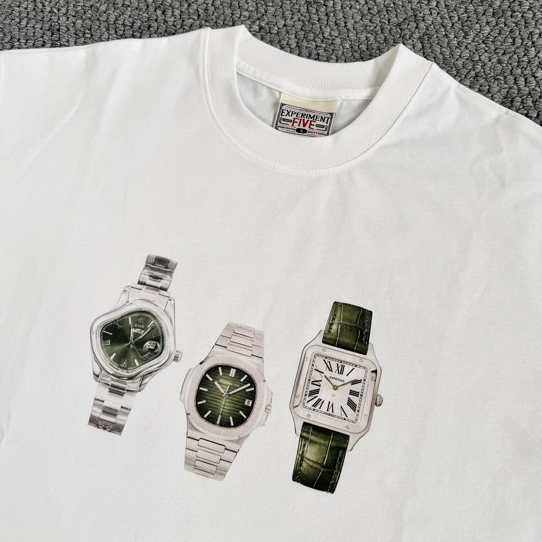 Other 💥¥79 (Experiment Five Watch T-Shirt｜White) - Image 7
