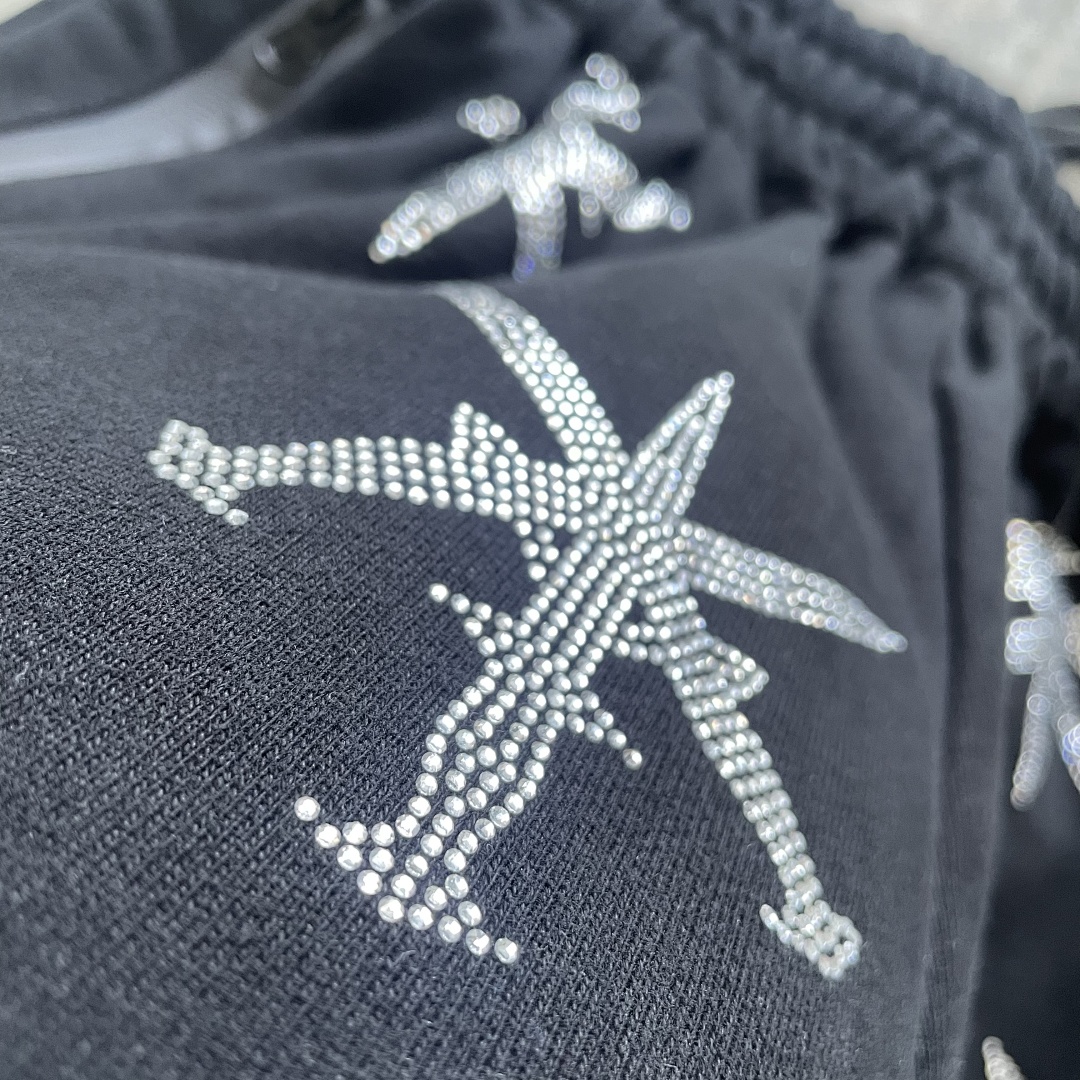 Other ¥185 Unknown London Dagger Rhinestone Shorts - Image 8