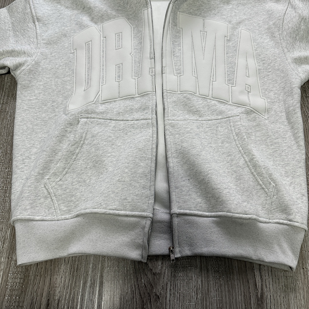 Other ¥384 DC Zip Up Hoodie (Gray/Black) - Image 15