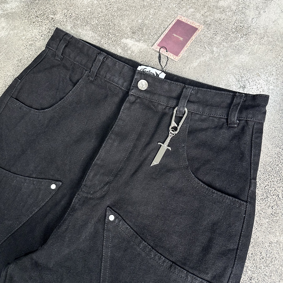 Other ¥209 (Vesc… Velvet Gallop Denim Jeans｜Black) - Image 10
