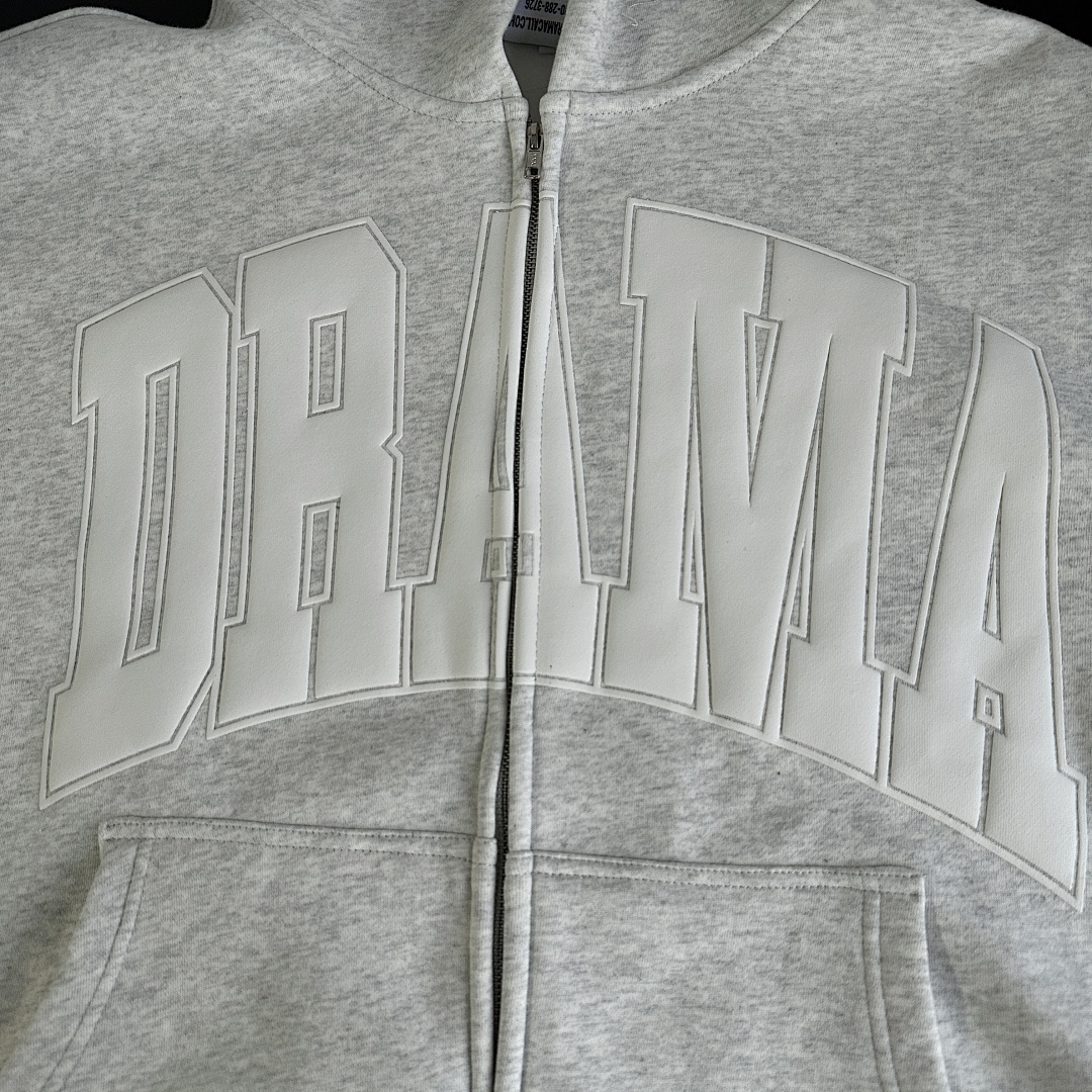 Other ¥384 DC Zip Up Hoodie (Gray/Black) - Image 11