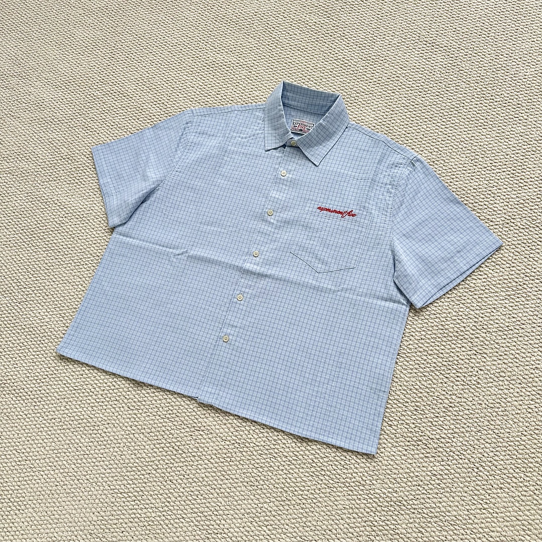 Other 💥¥99 (Experiment 5 Plaid Shirt｜Blue) - Image 8