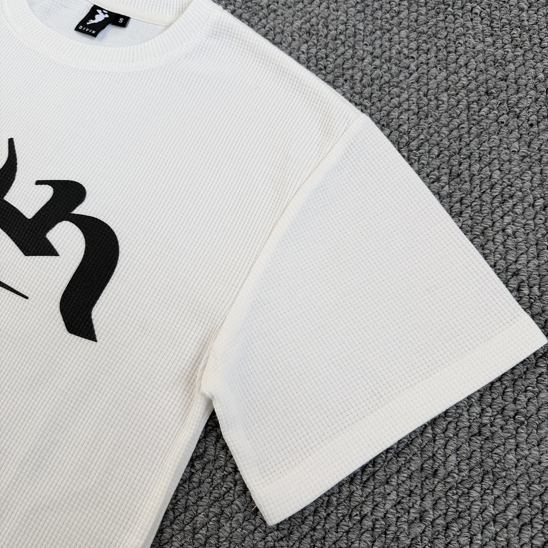Other ¥79 (Divin…Waffle T-Shirt｜White\Black) - Image 11